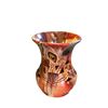 Image 2 : 3-Pcs Geometric and Floral Decor Ceramic Vases, Tallest H11"