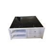 Image 1 : White Square Coffee Table, H18" x 43" x 43"