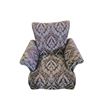 Image 1 : Damask Patterned Upholstered Armchair