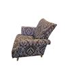 Image 3 : Damask Patterned Upholstered Armchair