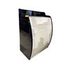 Image 1 : White and Black Curved 5-Drawer Chest, H47" x W35.5" x D21"