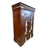 Image 1 : Dark Cherry 5-Drawer Tall Chest, H47" x W32" x D16"