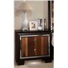 Image 1 : Claire Nightstand Chocolate Finish, 30.7" x 18.4" x 26.2"
