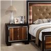 Image 2 : Claire Nightstand Chocolate Finish, 30.7" x 18.4" x 26.2"