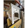 Image 3 : Magnussen Heron Style Cove End Table - Chalk White Farmhouse Style with Drawer