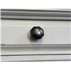 Image 4 : Magnussen Heron Style Cove End Table - Chalk White Farmhouse Style with Drawer
