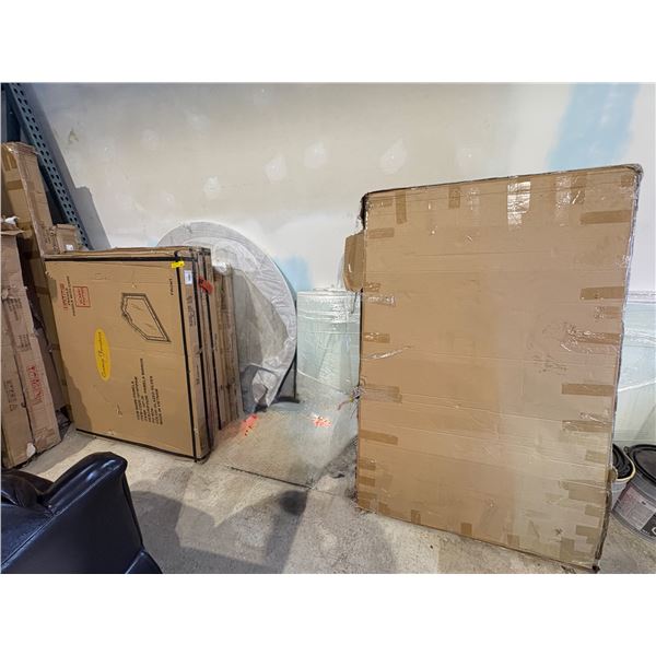 Assorted furniture - Mirrors, table tops etc.
