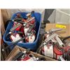 Image 2 : Group of assorted fire extinguishers, jerry can
