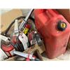 Image 3 : Group of assorted fire extinguishers, jerry can