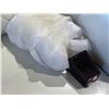 Image 4 : Luxury Pearl White Leather Sofa - Contemporary Diamond Stitch Accents