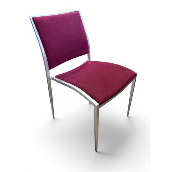 10 pc Italian Designer Zilli Style Chair - Minimalist Stacking Side Chair