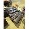 Image 2 : Amax Leather - Premium Leather Power Reclining Loveseat - Dual Controls