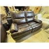 Image 4 : Amax Leather - Premium Leather Power Reclining Loveseat - Dual Controls