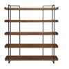 Image 1 : Moe's Vancouver Bookshelf Small Light Brown in box - 44.0in W X 13.5in D X 75.0in H
