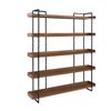Image 2 : Moe's Vancouver Bookshelf Small Light Brown in box - 44.0in W X 13.5in D X 75.0in H