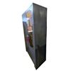 Image 3 : Grey Metal 2-Door Wardrobe Cabinet, h76" x W40" x D19.5"