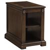 Image 1 : BNIB - Signature Design by Ashley - Lamonte Brown Chair Side End Table, Lamonte - H25" x W16.38" x D