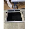 Image 3 : Mirrored Trim 7-Drawer Dresser, H33" x W61" x D18" handles and legs inside drawer