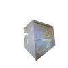 Image 4 : New - Modern High-Gloss White 2-Drawer Nightstand - Minimalist Lacquer Finish (handles & legs inside
