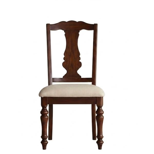 BNIB - Set of 6 Classic Queen Anne Style Dining Chairs - Scalloped Back & Turned Legs - 5509S
