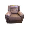 Image 2 : Modern Chestnut Power Recliner - Multi-Texture Performance Fabric & USB (missing adapter)
