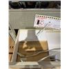 Image 3 : New- Luxury 2-Drawer Bedside Table - Champagne Croc Embossed, New Classic (handles & legs inside dra