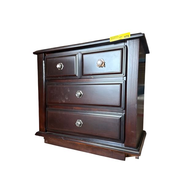 Set of 2 Traditional Espresso Bedside Table, 1 BNIB