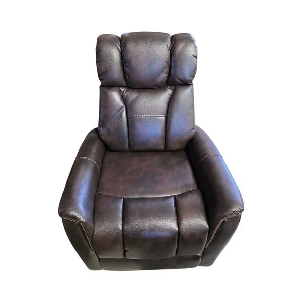 New Amax Leather - Contemporary Espresso Power Reclining Armchair
