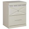 Image 2 : BNIB - Signature Design by Ashley Dreamur Champagne 2-Drawer Nightstand