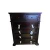 Image 2 : New - Traditional 5-Drawer Chest in Dark Cherry Finish