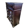 Image 3 : New - Traditional 5-Drawer Chest in Dark Cherry Finish