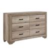 Image 1 : New Mazin Furniture Lonan 6-Drawer Dresser – Vicki Collection
