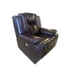 Image 1 : New Amax Leather Top-Grain Leather Power Recliner with Memory Foam Seating