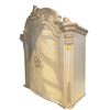 Image 2 : Vintage Style Cream Wardrobe, Two-Door Cabinet, Neoclassical Carved Wood, Antique Finish
