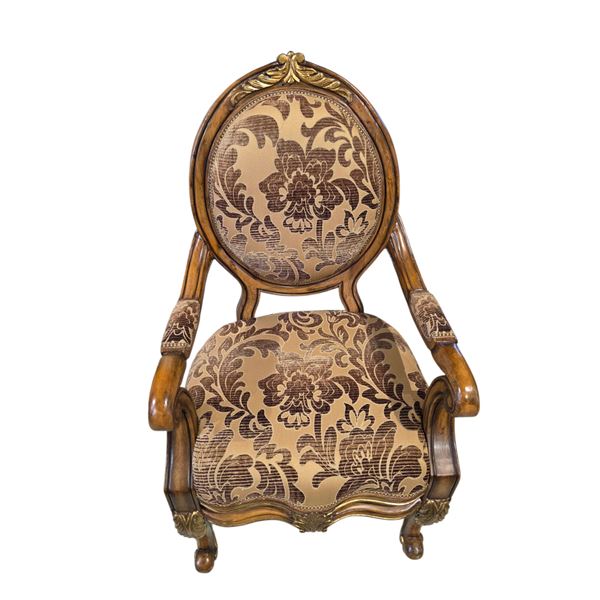 Michael Amini Chateau Beauvais Ornate Arm Chair