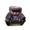 Image 1 : New Amax Leather - Dark Cherry Premium Top-Grain Leather Manual Recliner