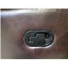 Image 4 : New Amax Leather - Dark Cherry Premium Top-Grain Leather Manual Recliner