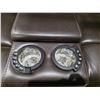 Image 4 : Amax Leather Premium Leather Power Reclining Theater Loveseat (missing one section)