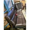Image 5 : Amax Leather Premium Leather Power Reclining Theater Loveseat (missing one section)