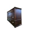 Image 2 : New  Dark Cherry Dresser featuring Polished Silver-Tone Hardware
