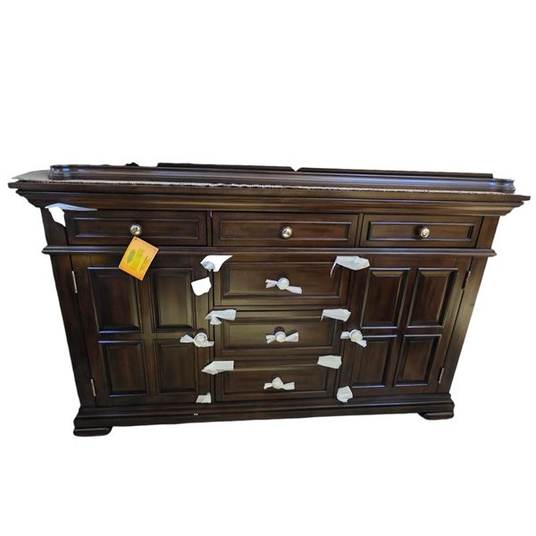 New Ashley North Shore Dresser with Genuine Marble Top