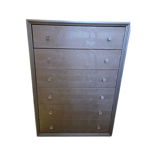 6 Drawer Silver Chest