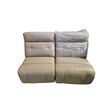 Image 1 : Set of 2 armless leather chairs