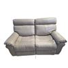 Image 2 : Premium Grey Leather 2-Seater Power Reclining Sofa