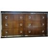 Image 1 : New Sleek Milo Baughman Style Lowboy Dresser – 6 Drawers, Contemporary Design