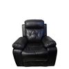 Image 2 : New Amax Leather Black Leather Manual Recliner