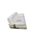 Image 3 : Modern White Leather Loveseat – Sleek Contemporary Profile with Quilted Back Detail