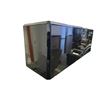 Image 3 : Designer Style High Gloss Black Credenza – Polished Mirror Finish, Modern Aesthetic