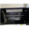 Image 4 : Designer Style High Gloss Black Credenza – Polished Mirror Finish, Modern Aesthetic