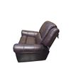 Image 2 : New - Amax Leather - Sleek Espresso Leather Power Reclining Lounge Chair - Brass Stud Trim Detail